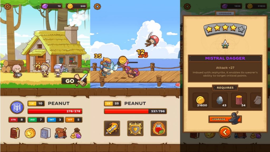Mobile action rpg