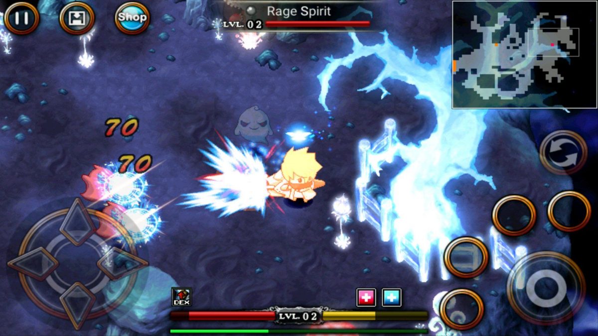 Mobile action rpg