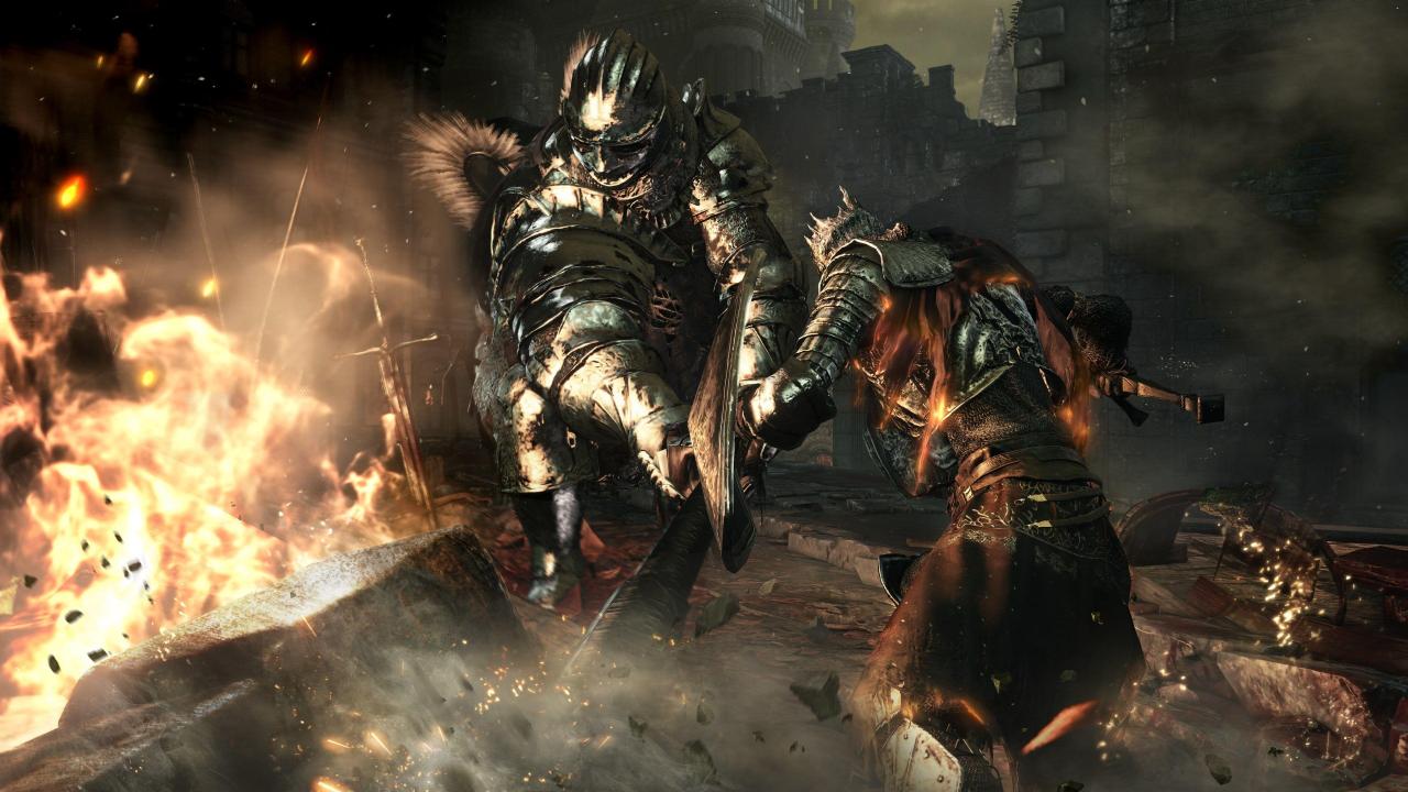 7 animasi jatuh monster dari game dark souls