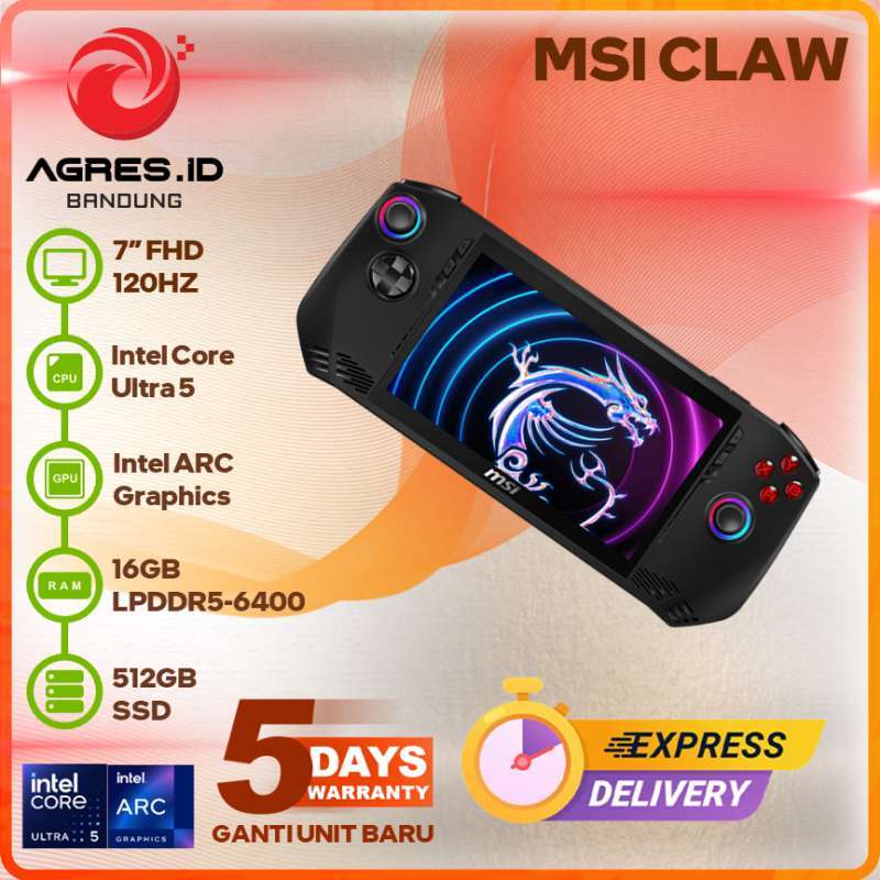 Msi claw resmi luncur ini spesifikasi lengkapnya